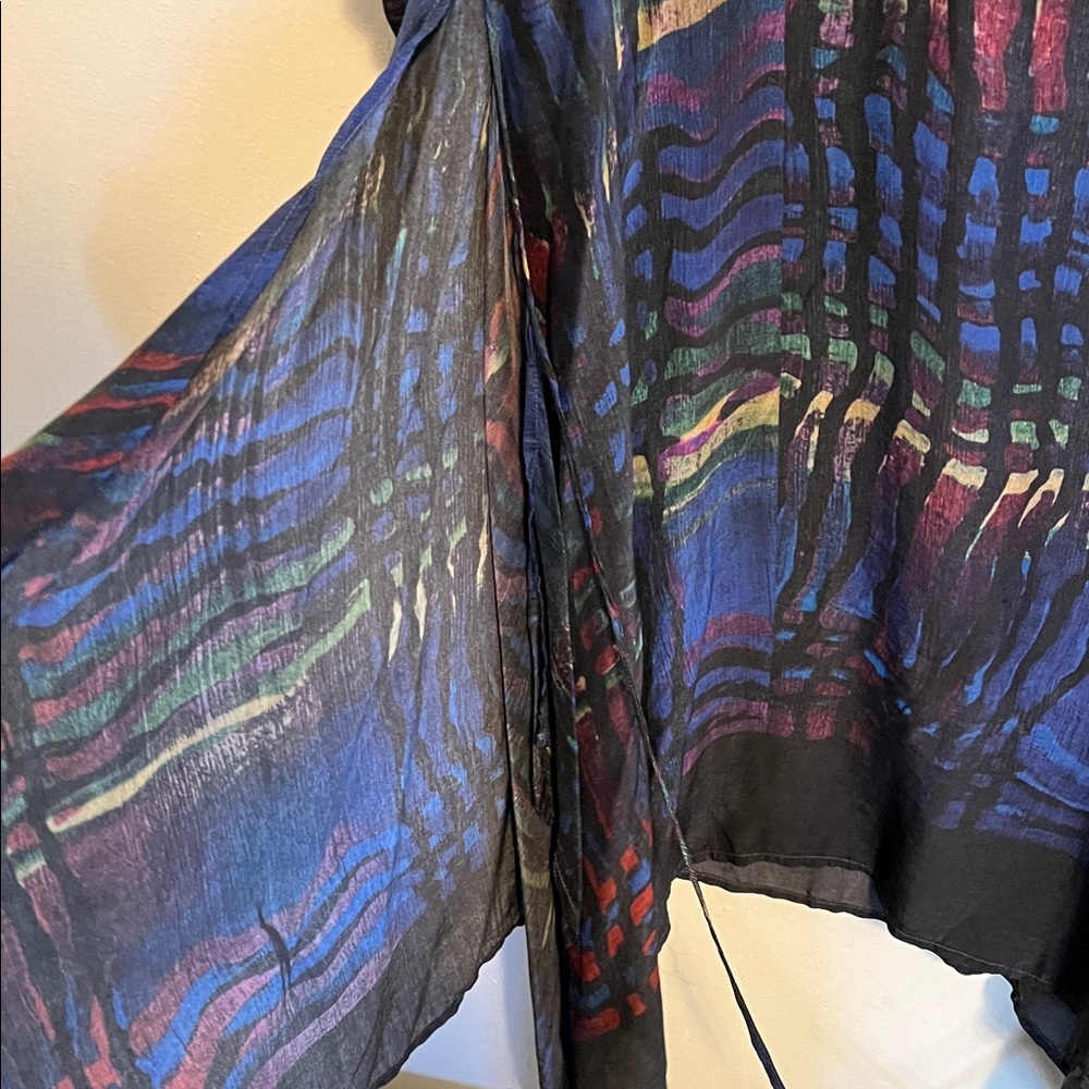 Johnny Was Wiggie Multicolor Abstract Tunic - Picture 7 of 7